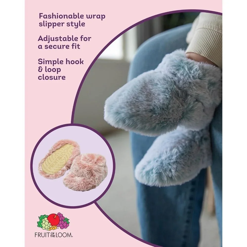 Unisex Baby Girls Boys Pink Cozy Thermal Wrap Non-slip Grips Booties Booties